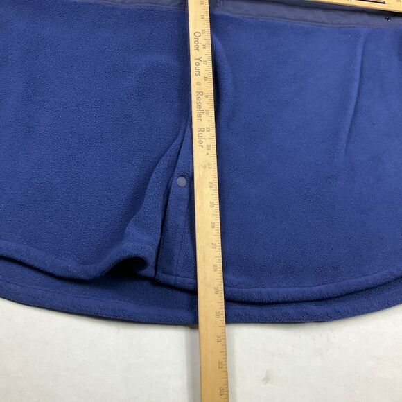 Vineyard Vines Mens Fleece Snap Button Shirt Jacket Blue Shacket Outdoorsy XXL - Picture 7 of 12